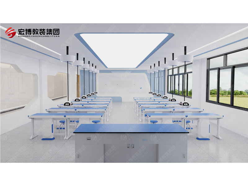 绳吊式电源二人桌科学实验室